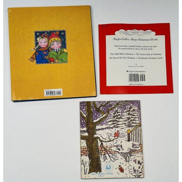 VTG Lot 3 Children's Christmas Books Mary Engelbreit Snow Queen Snow Baby 12 Day - Picture 5 of 5